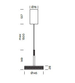 Lampada a sospensione OVERFLY Art.3423
