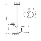 Lampada da terra OVERFLY PT Art. 3454
