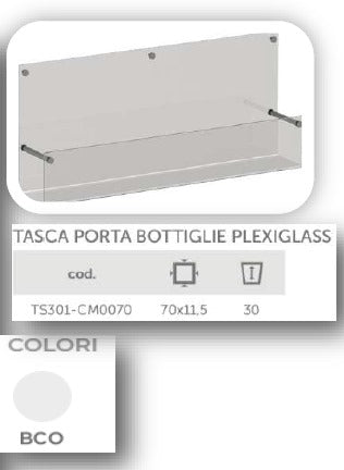 BANCONE MARVY - Tasca Portabottiglie