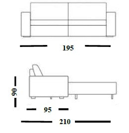 Divano letto Ribaltone