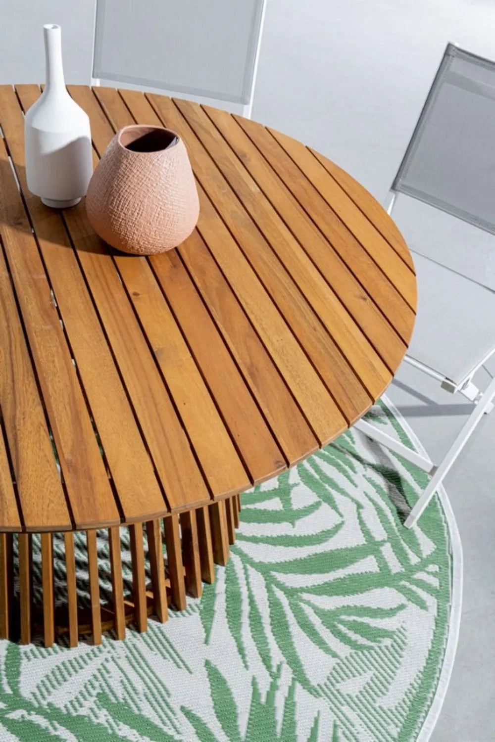 Tavolo rotondo RODANO in legno di acacia Ø 120 cm