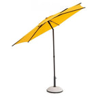 Ombrellone da giardino SAMBA con palo centrale in acciaio e telo giallo