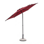Ombrellone da giardino SAMBA con palo centrale in acciaio e telo Rosso
