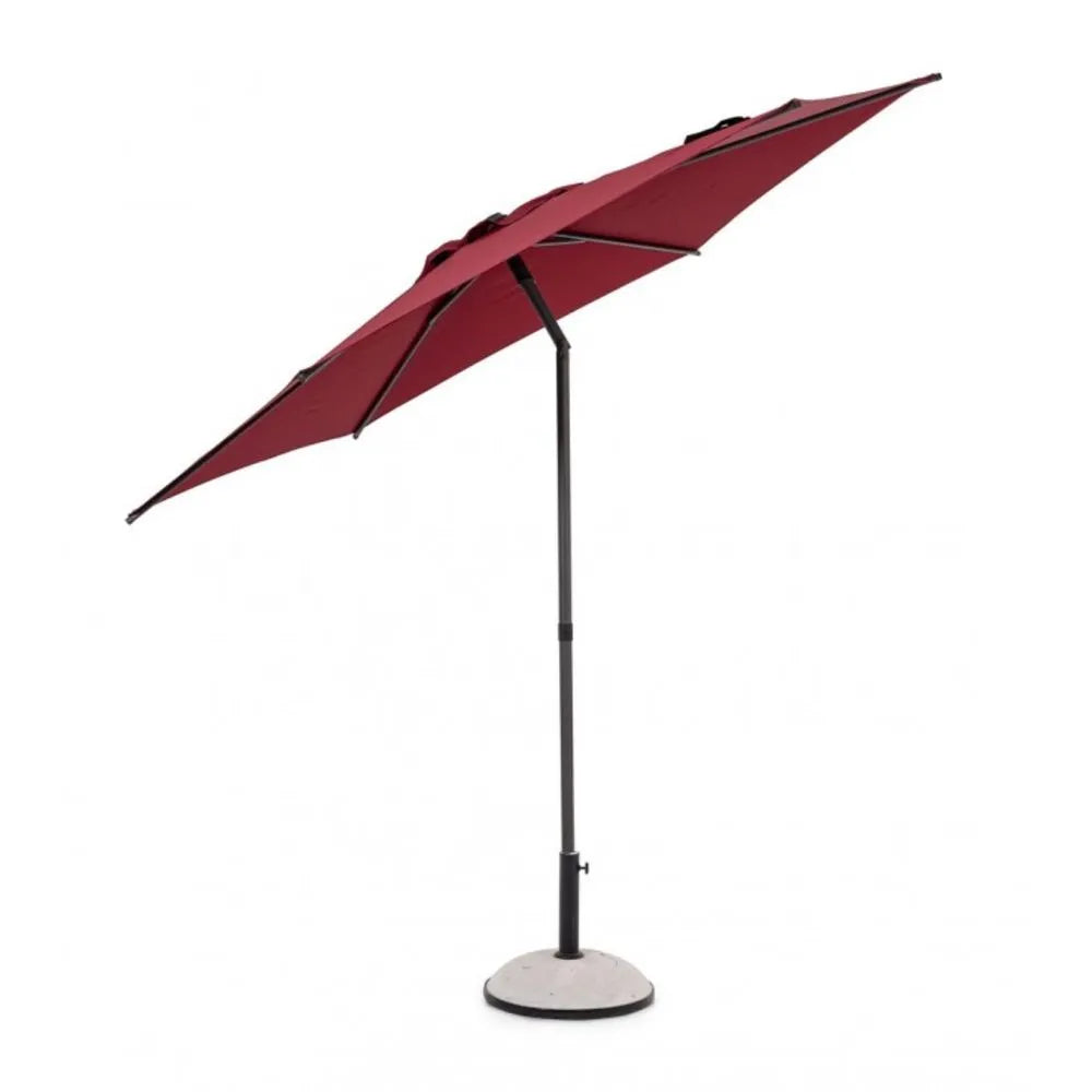 Ombrellone da giardino SAMBA con palo centrale in acciaio e telo Rosso