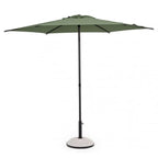 Ombrellone da giardino SAMBA con palo centrale in acciaio e telo Verde