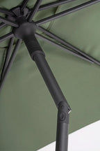 Ombrellone da giardino SAMBA con palo centrale in acciaio e telo Verde