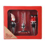 Set apribottiglie sommelier in acciaio inox per decorazioni natalizie