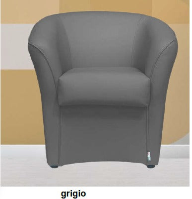 Poltrona Serena in ecopelle