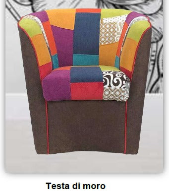 Poltrona Serena in tessuto