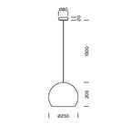 Lampada a sospensione SPHERE Art. 8080