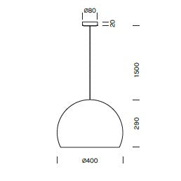Lampada a sospensione SPHERE Art. 8081