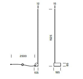 Lampada da terra SLIGHT PT Art. 7551
