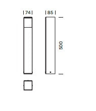 Lampada da terra outdoor SPREAD Art. 920