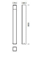 Lampada da terra outdoor SPREAD Art. 921