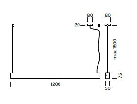 Lampada a sospensione SWORD Art. 8211