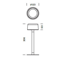 Lampada da tavolo a batteria TEE Art. 7712