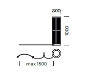 Lampada da terra THIRTIES Art. 3891