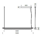 Lampada a sospensione TRISEL Art. 4001