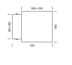 Lampada a parete outdoor UP&DOWN Art. 605