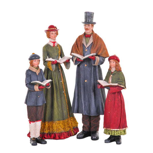 4 CANTORI DI NATALE H.40 CM