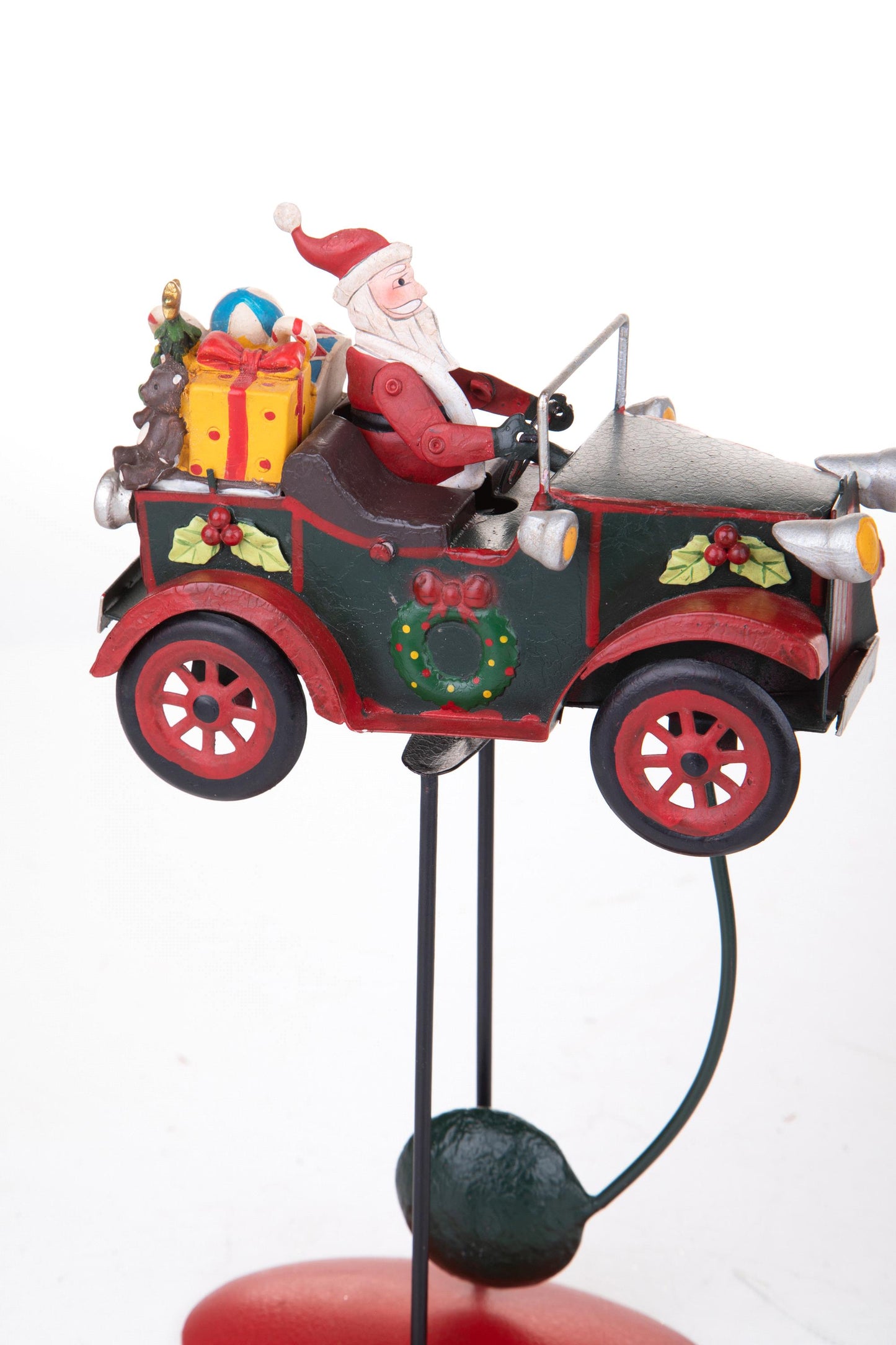 BABBO NATALE H.30 CM SU AUTO