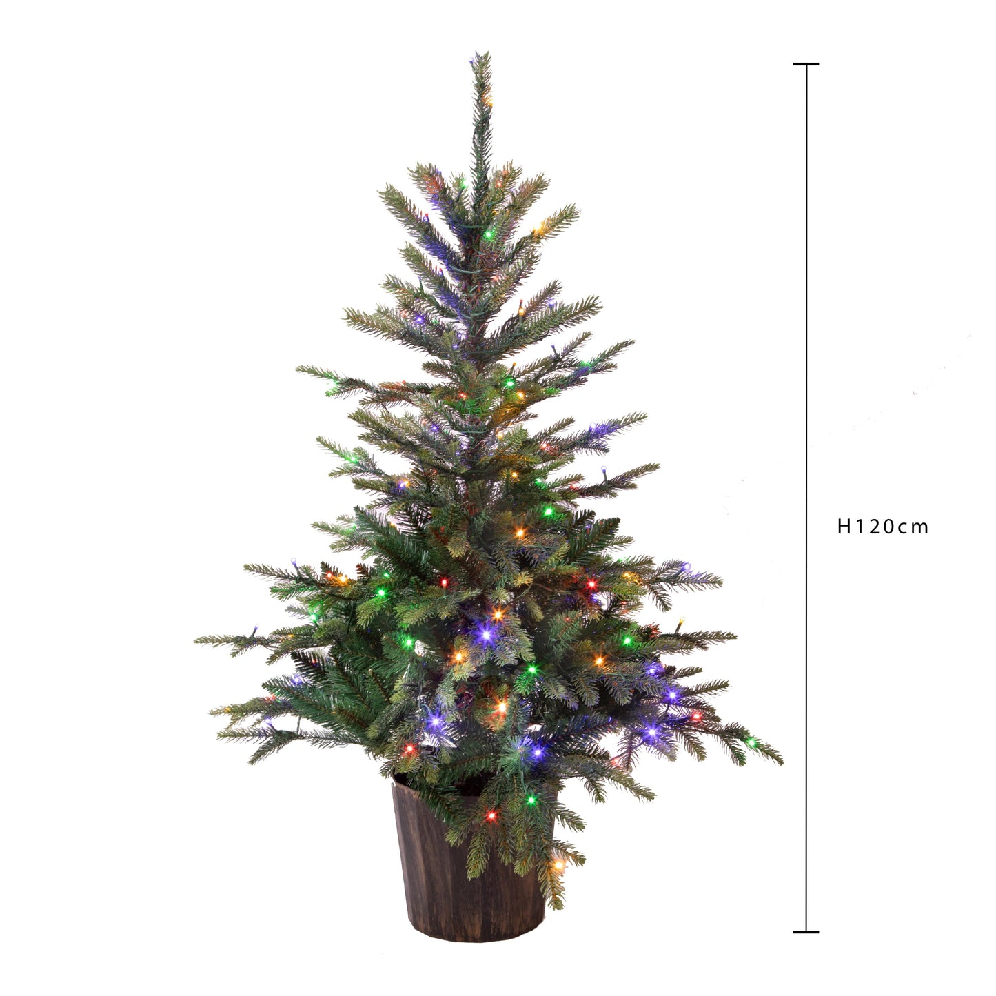 Art. 120 ABETE PE/PVC 130LED 178 TIPS C/VASO