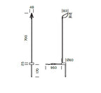 Lampada da terra outdoor ZOELLA Art. 7915
